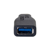 C2G 28868 | USB 3.0 (USB 3.1 Gen 1) USB-C to USB-A Adapter Converter M/F - Black