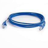 C2G C2G02212 | 8in (0.2m) Cat6 Snagless Unshielded (UTP) Slim Ethernet Network Patch Cable - Blue