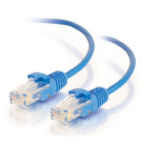 C2G C2G02216 | 20ft (6.1m) Cat6 Snagless Unshielded (UTP) Slim Ethernet Network Patch Cable - Blue