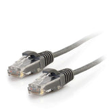 C2G C2G02218 | 15ft (4.57m) Cat6 Snagless Unshielded (UTP) Slim Ethernet Network Patch Cable - Gray