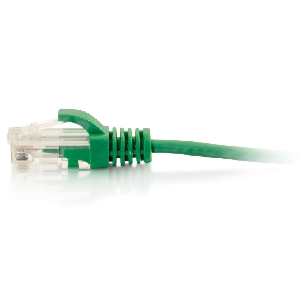 C2G C2G02225 | 25ft (7.62m) Cat6 Snagless Unshielded (UTP) Slim Ethernet Network Patch Cable - Green