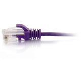 C2G C2G02229 | 6ft (1.8m) Cat6 Snagless Unshielded (UTP) Slim Ethernet Network Patch Cable - Purple