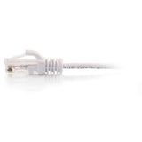 C2G C2G02235 | 0.5ft (0.3m) Cat6 Snagless Unshielded (UTP) Slim Ethernet Network Patch Cable - White