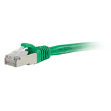C2G C2G07353 | 3ft (0.9m) Cat6a Snagless Shielded (STP) Ethernet Network Patch Cable - Green