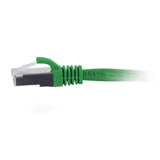 C2G C2G07353 | 3ft (0.9m) Cat6a Snagless Shielded (STP) Ethernet Network Patch Cable - Green