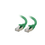 C2G C2G07353 | 3ft (0.9m) Cat6a Snagless Shielded (STP) Ethernet Network Patch Cable - Green