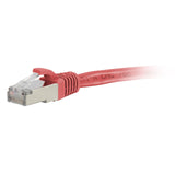 C2G C2G07368 | 14ft (4.3m) Cat6a Snagless Shielded (STP) Ethernet Network Patch Cable - Red