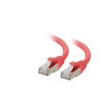 C2G C2G07371 | 25ft (7.6m) Cat6a Snagless Shielded (STP) Ethernet Network Patch Cable - Red