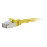 C2G C2G07373 | 3ft (0.9m) Cat6a Snagless Shielded (STP) Ethernet Network Patch Cable - Yellow