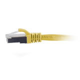 C2G C2G07373 | 3ft (0.9m) Cat6a Snagless Shielded (STP) Ethernet Network Patch Cable - Yellow