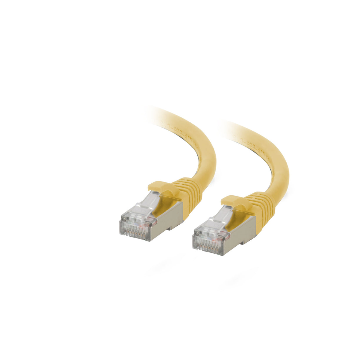 C2G C2G07373 | 3ft (0.9m) Cat6a Snagless Shielded (STP) Ethernet Network Patch Cable - Yellow