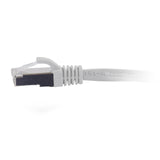 C2G C2G07383 | 3ft (0.9m) Cat6a Snagless Shielded (STP) Ethernet Network Patch Cable - White