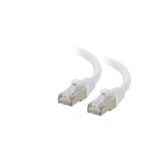 C2G C2G07383 | 3ft (0.9m) Cat6a Snagless Shielded (STP) Ethernet Network Patch Cable - White