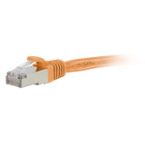 C2G C2G07391 | 5ft (1.5m) Cat6a Snagless Shielded (STP) Ethernet Network Patch Cable - Orange