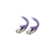 C2G C2G07401 | 10ft (3m) Cat6a Snagless Shielded (STP) Ethernet Network Patch Cable - Purple
