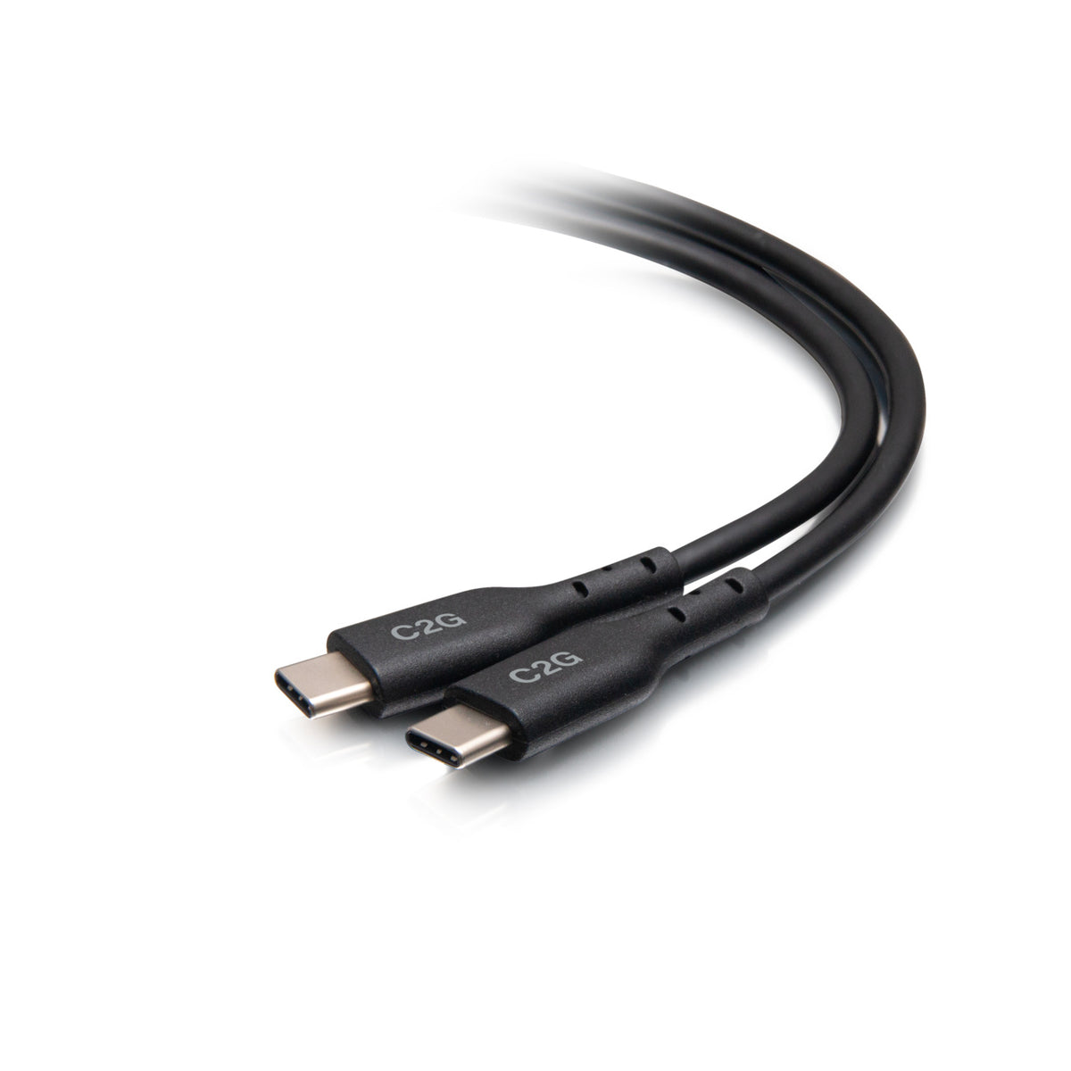 C2G C2G28880 | 12ft (3.7m) USB-C Male to USB-C Male Cable (20V 5A) - USB 2.0 (480Mbps)