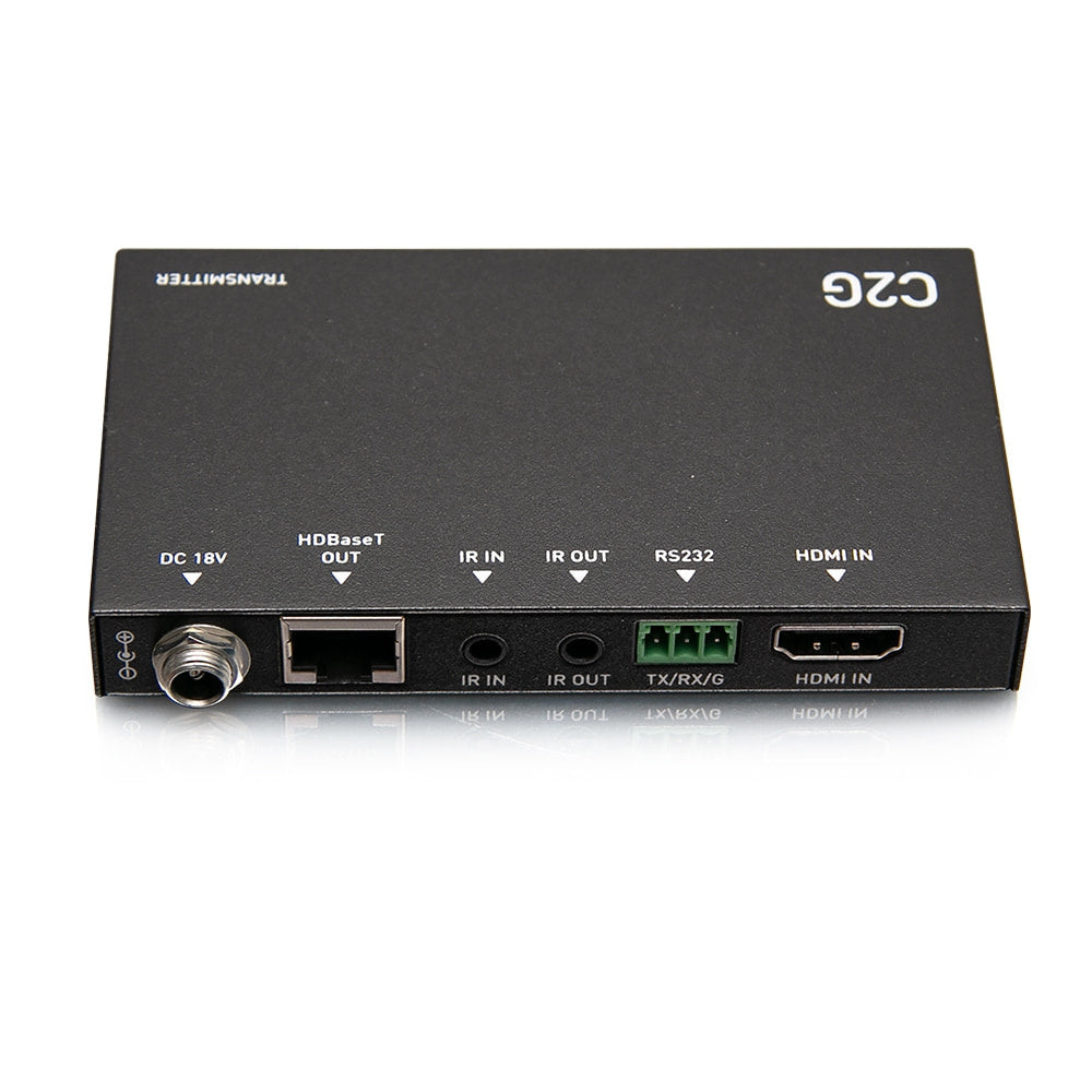 C2G C2G30014 | HDMI Ultra-Slim HDBaseT + RS232 and IR over Cat Extender Box Transmitter - 4K 60Hz