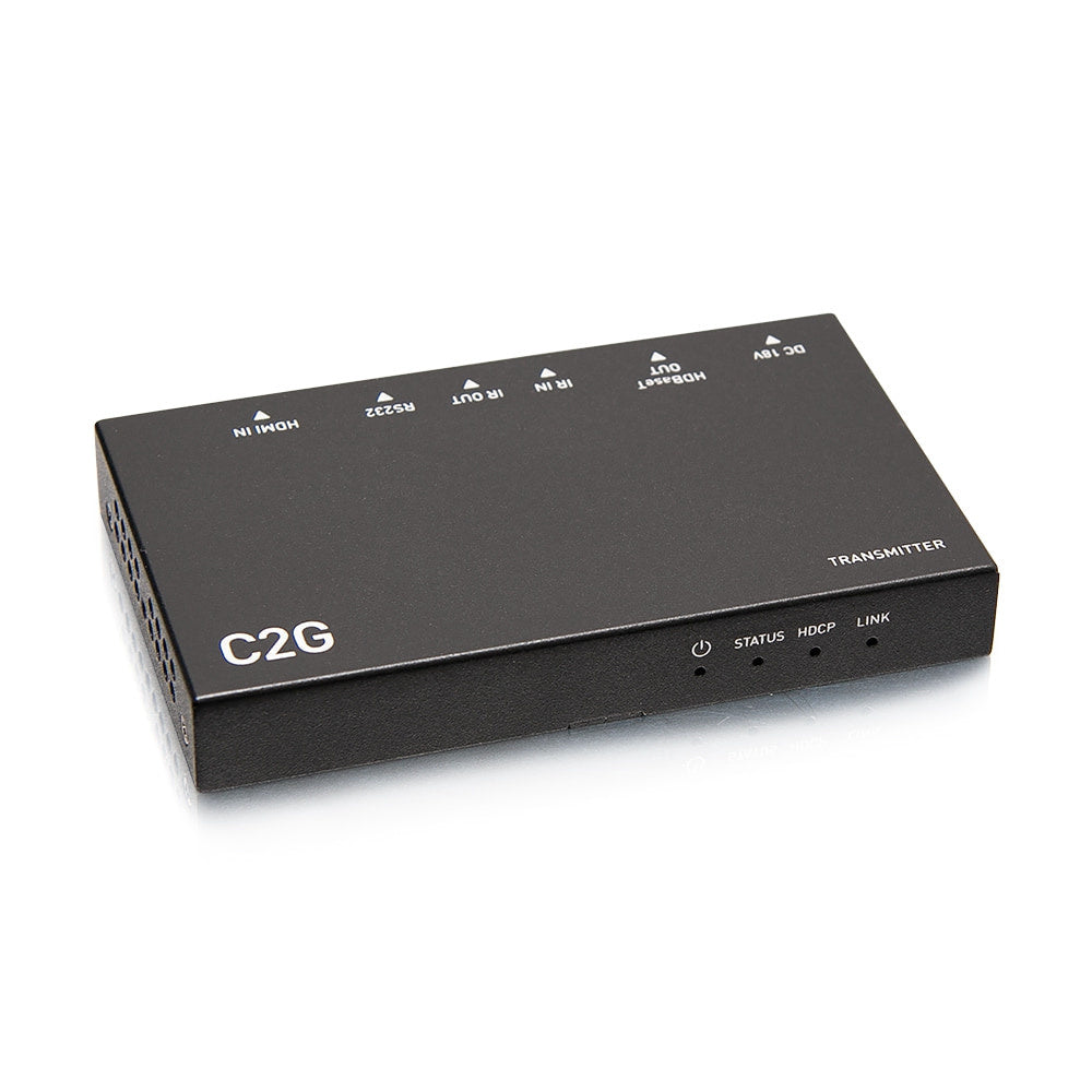 C2G C2G30014 | HDMI Ultra-Slim HDBaseT + RS232 and IR over Cat Extender Box Transmitter - 4K 60Hz