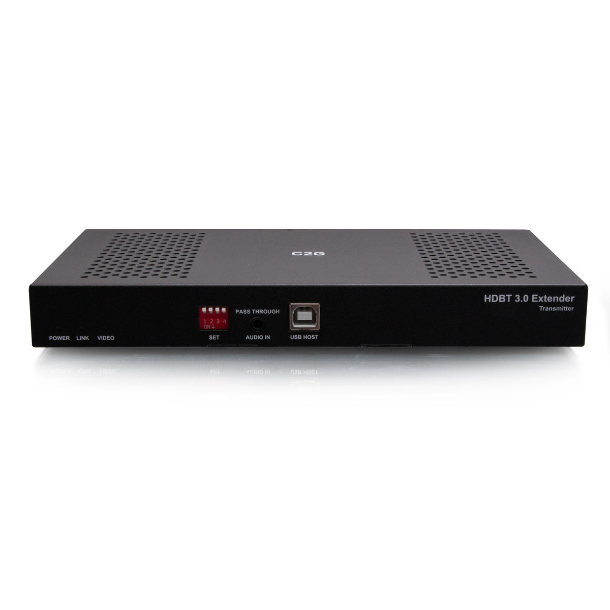 C2G C2G30055 | HDMI HDBaseT + USB-B to A + RS232 Over Cat Extender Box TX to Box RX (18Gbps) 4K 60Hz up to 328ft