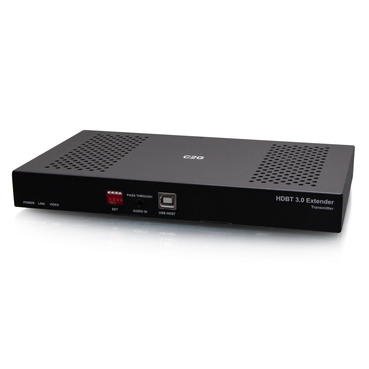 C2G C2G30055 | HDMI HDBaseT + USB-B to A + RS232 Over Cat Extender Box TX to Box RX (18Gbps) 4K 60Hz up to 328ft