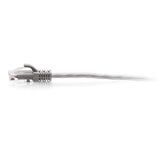 C2G C2G30116 | 6ft (1.8m) Cat6a Snagless Unshielded (UTP) Slim Ethernet Network Patch Cable - Gray