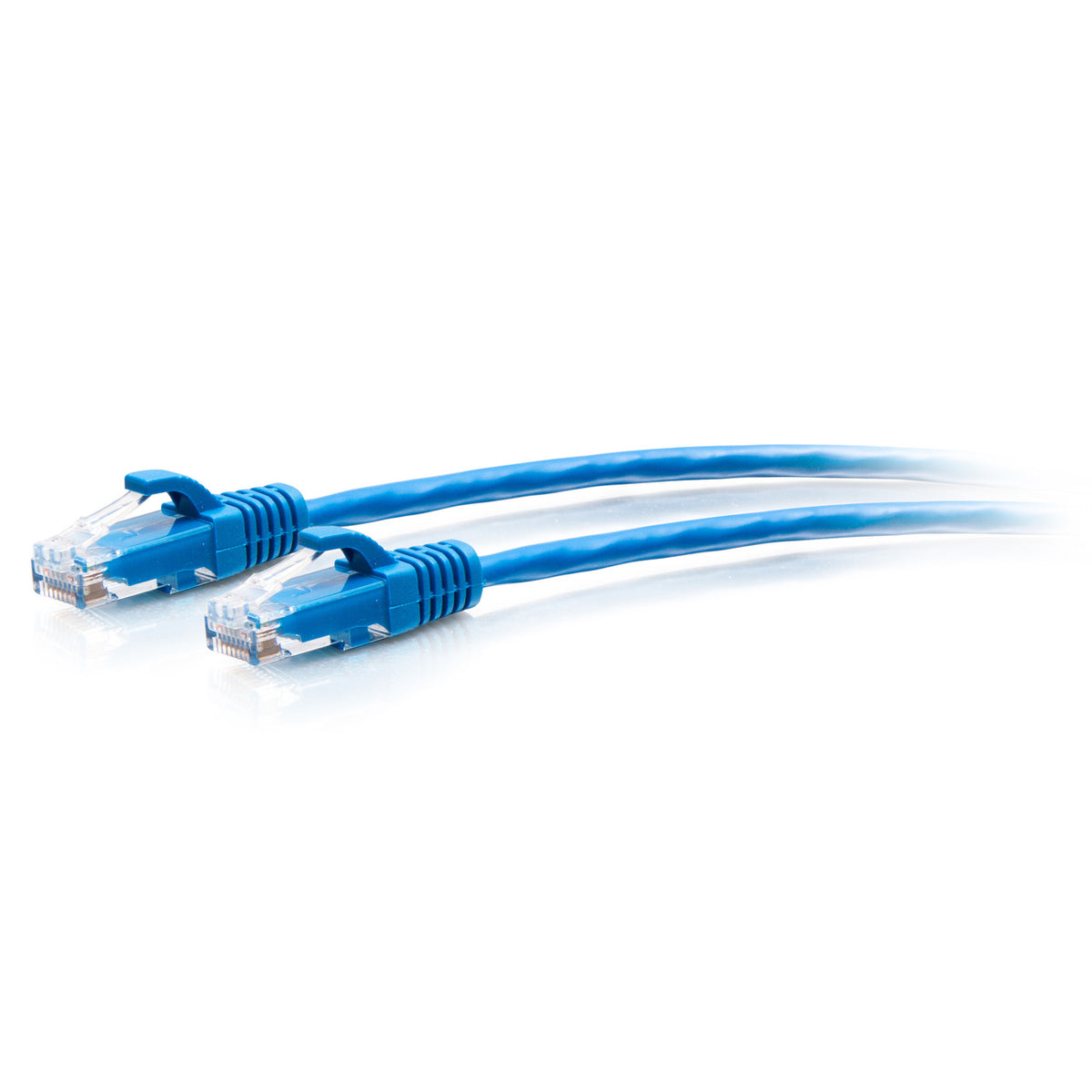 C2G C2G30132 | 8ft (2.4m) Cat6a Snagless Unshielded (UTP) Slim Ethernet Network Patch Cable - Blue