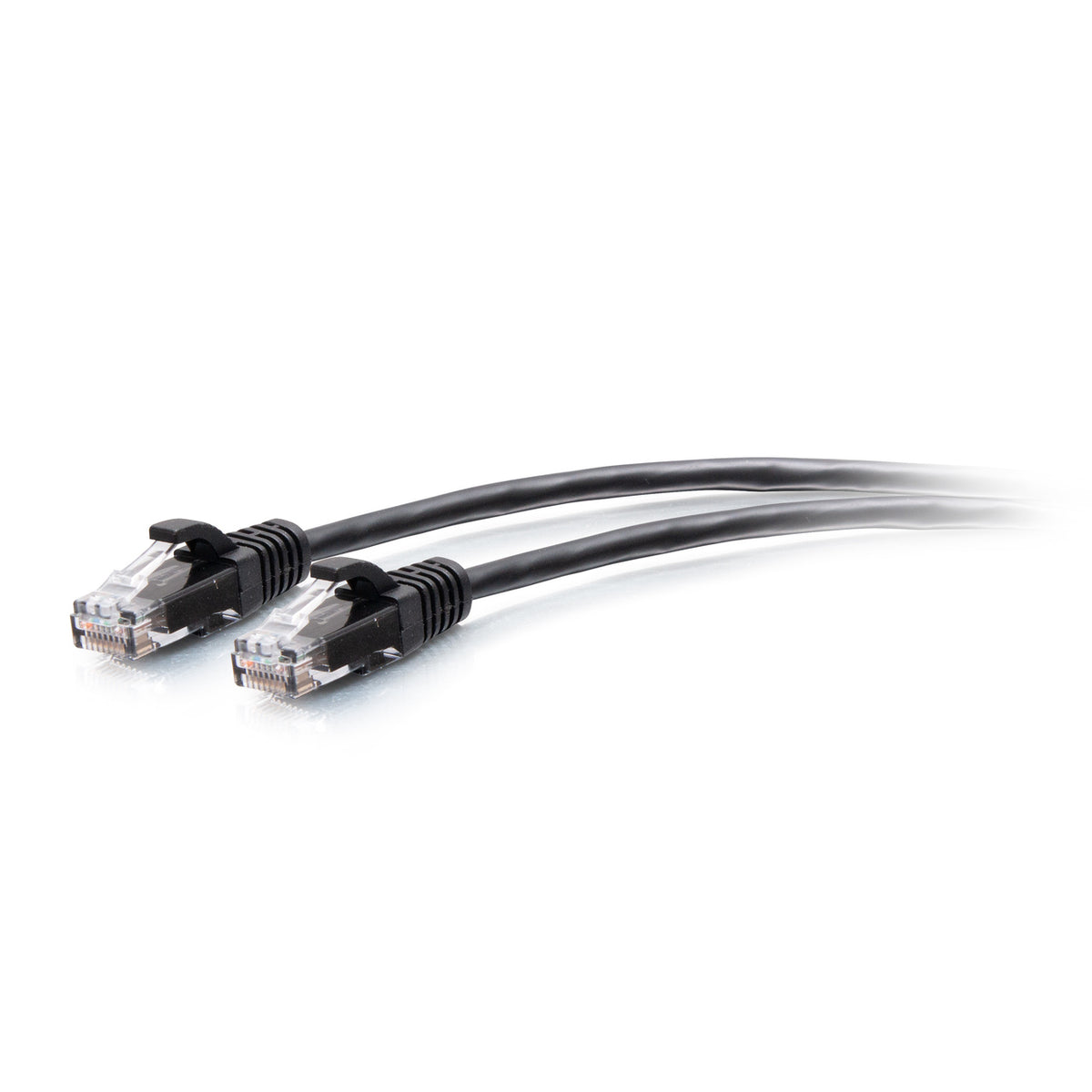 C2G C2G30151 | 20ft (6.1m) Cat6a Snagless Unshielded (UTP) Slim Ethernet Network Patch Cable - Black