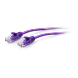 C2G C2G30194 | 25ft (7.6m) Cat6a Snagless Unshielded (UTP) Slim Ethernet Network Patch Cable - Purple