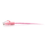 C2G C2G30197 | 5ft (1.5m) Cat6a Snagless Unshielded (UTP) Slim Ethernet Network Patch Cable - Pink