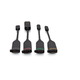 C2G C2G30282 | Universal 4K HDMI Dongle Adapter Ring Including Color Coded DisplayPort, USB-C, Mini HDMI, and Micro HDMI Adapters