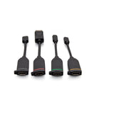 C2G C2G30291 | Universal 4K HDMI Dongle Adapter Ring with Color Coded DisplayPort, USB-C, Mini HDMI, and Micro HDMI