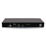 C2G C2G31013 | HDMI HDBaseT + 3.5mm, USB-B to A, and RS232 over Cat Extender Box Transmitter to Box Receiver - 4K 60Hz