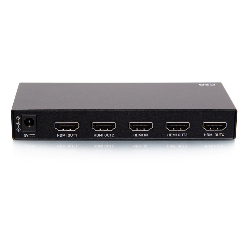 C2G C2G41601 | 4-Port HDMI Distribution Amplifier Splitter - 4K 60Hz