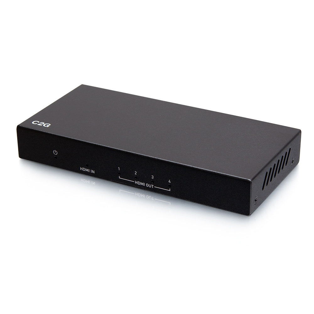 C2G C2G41601 | 4-Port HDMI Distribution Amplifier Splitter - 4K 60Hz