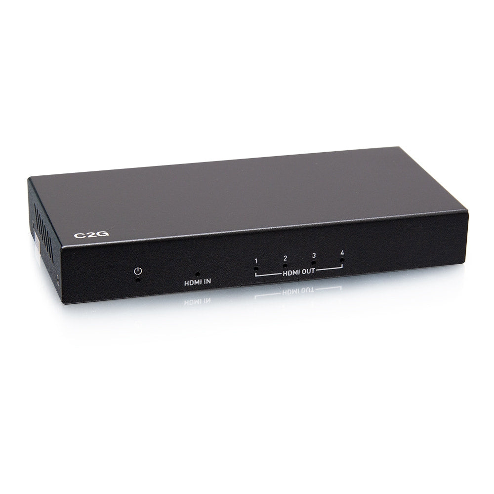 C2G C2G41601 | 4-Port HDMI Distribution Amplifier Splitter - 4K 60Hz