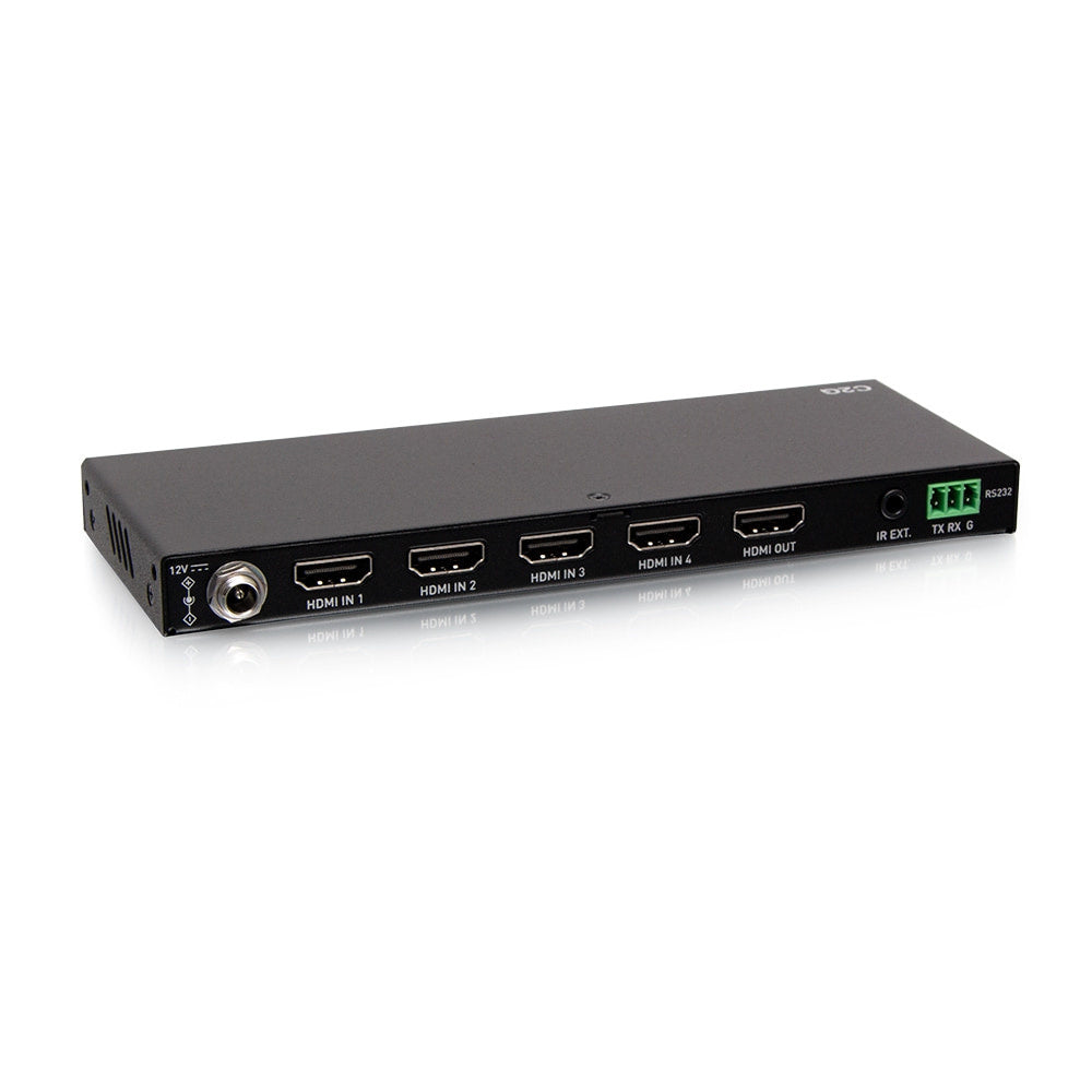 C2G C2G41604 | 4-Port HDMI Switch - 4K 60Hz