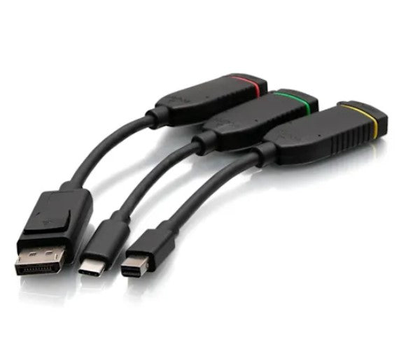 C2G C2G4200363 | 6ft 4K HDMI Premium Cable and Universal Dongle Adapter Ring