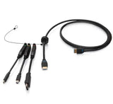C2G C2G4200363 | 6ft 4K HDMI Premium Cable and Universal Dongle Adapter Ring