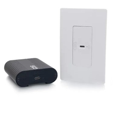 C2G C2G54267 | Superbooster 1-Port USB over Cat6a Wall Plate to Box Extender Kit