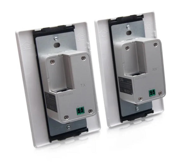 C2G C2G54268 | Superbooster 1-Port USB over Cat6a Wall Plate to Wall Plate Extender Kit