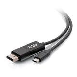 C2G C2G54475 | 6ft (1.8m) USB-C to DisplayPort Adapter Cable - 4K 60Hz