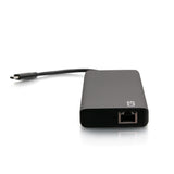 C2G C2G54488 | USB-C 9-in-1 Dual Display Docking Station with HDMI, Ethernet, USB, 3.5mm Audio