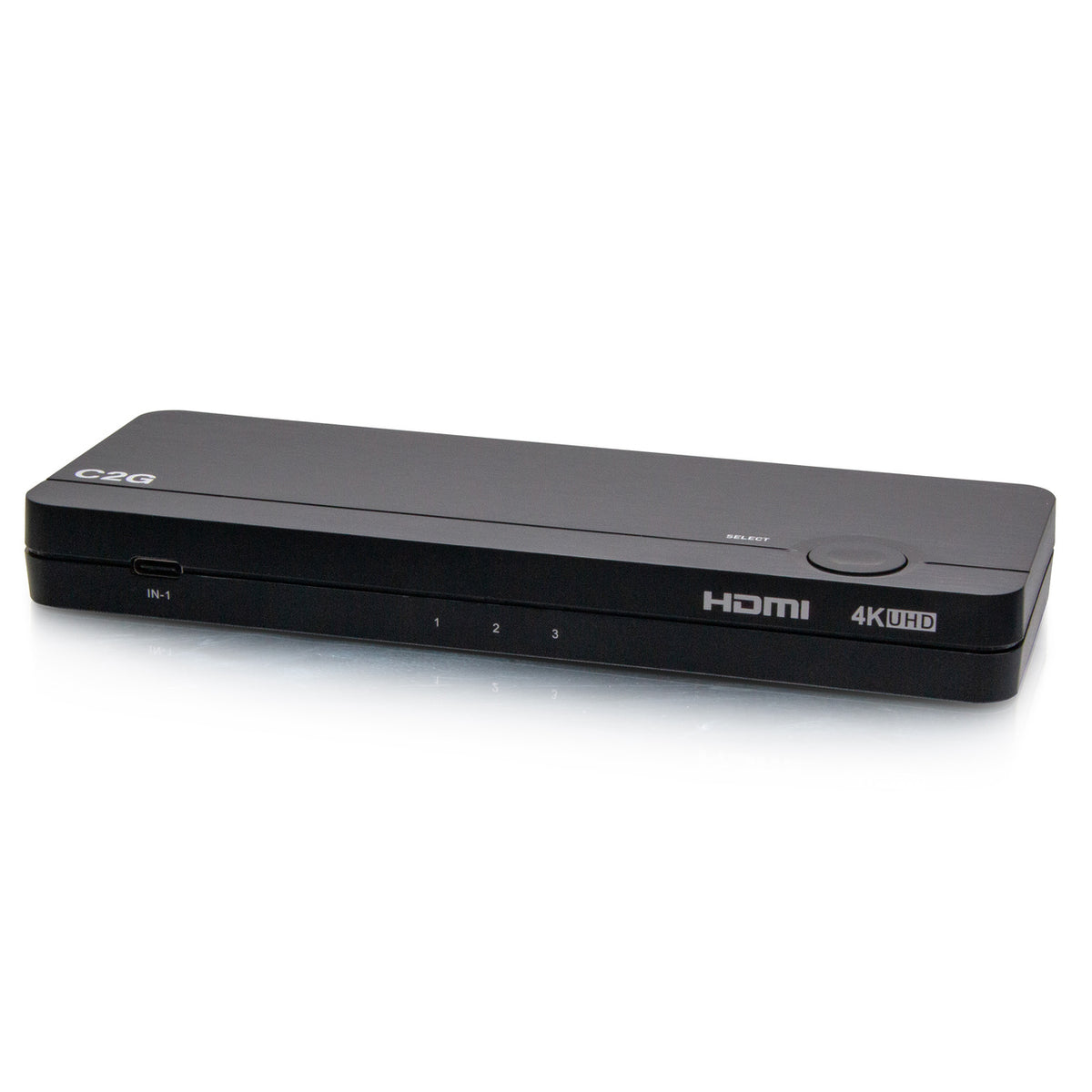 C2G C2G54541 | USB-C/HDMI 3-Input Combo to HDMI 1-Output KVM Switch with Power Delivery - 4K 60Hz (TAA Compliant)