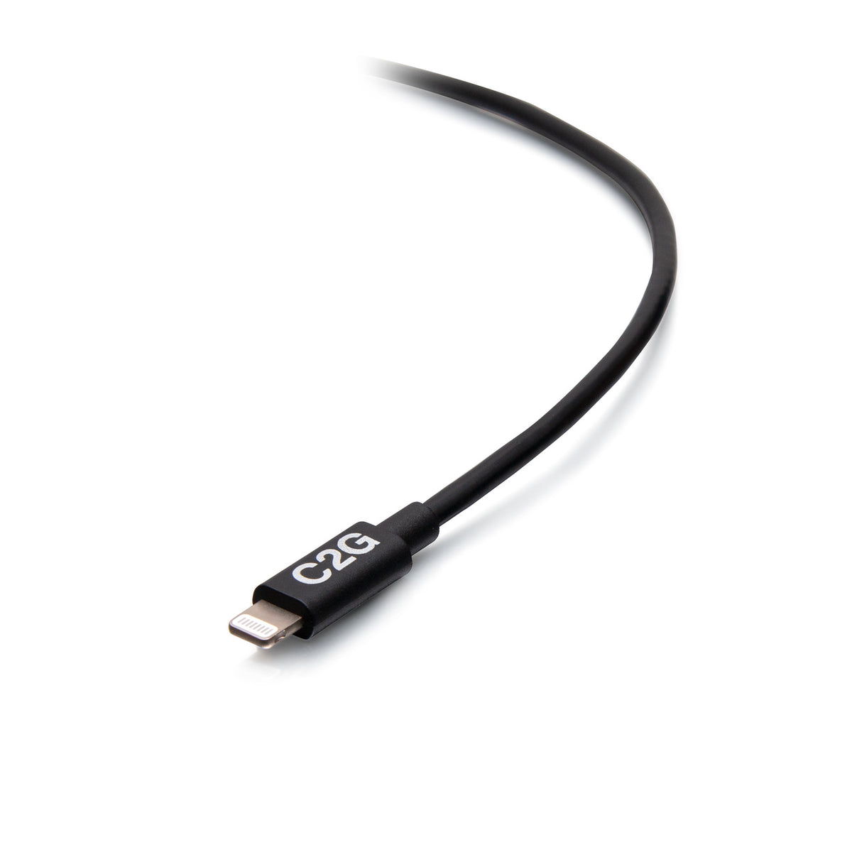 C2G C2G54557 | 10ft (3m) USB-C Male to Lightning Male Sync and Charging Cable - Black
