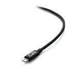 C2G C2G54557 | 10ft (3m) USB-C Male to Lightning Male Sync and Charging Cable - Black