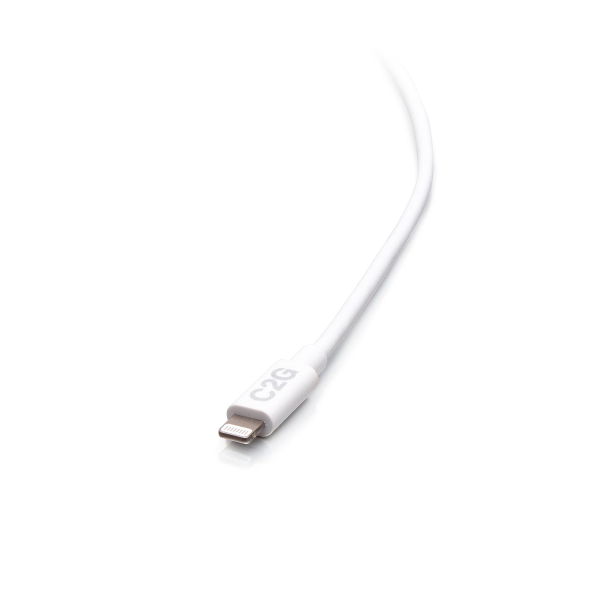 C2G C2G54560 | 10ft (3m) USB-C Male to Lightning Male Sync and Charging Cable - White