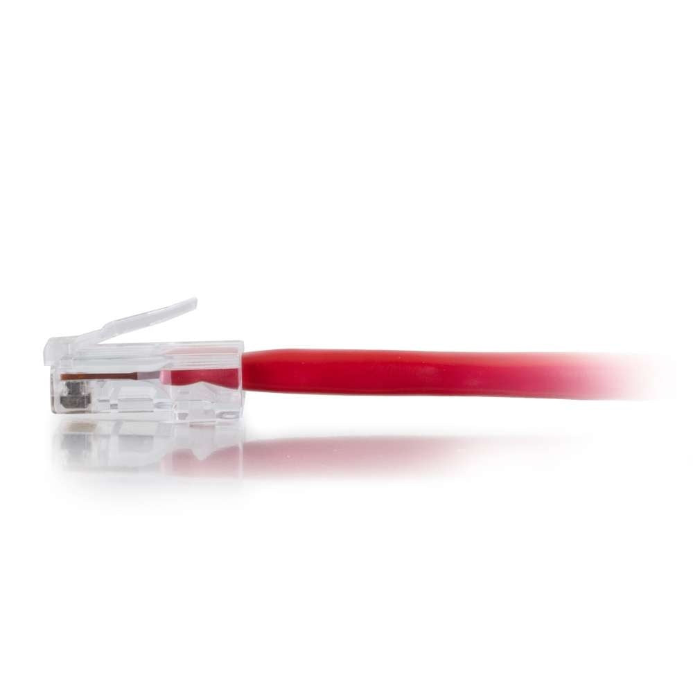 C2G CG00548 | 6ft (1.8m) Cat5e Non-Booted Unshielded (UTP) Ethernet Network Patch Cable - Red