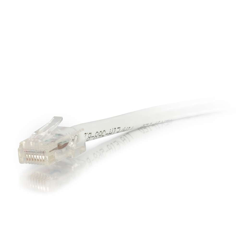 C2G CG00609 | 6ft (1.8m) Cat5e Non-Booted Unshielded (UTP) Ethernet Network Patch Cable - White