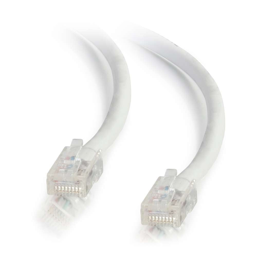 C2G CG00609 | 6ft (1.8m) Cat5e Non-Booted Unshielded (UTP) Ethernet Network Patch Cable - White