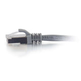 C2G CG00780 | 7ft (2.1m) Cat6 Snagless Shielded (STP) Ethernet Network Patch Cable - Gray